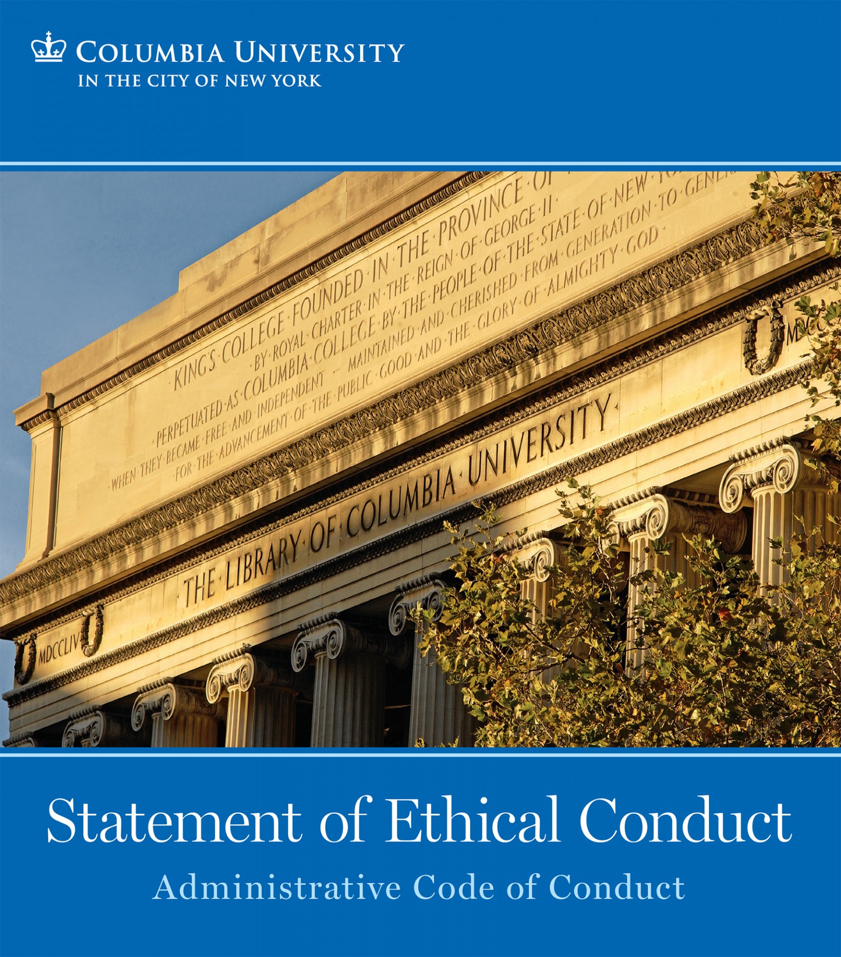 cover image of code of conduct